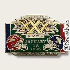 Super Bowl XXX Commemorative Pin – January 28, 1996